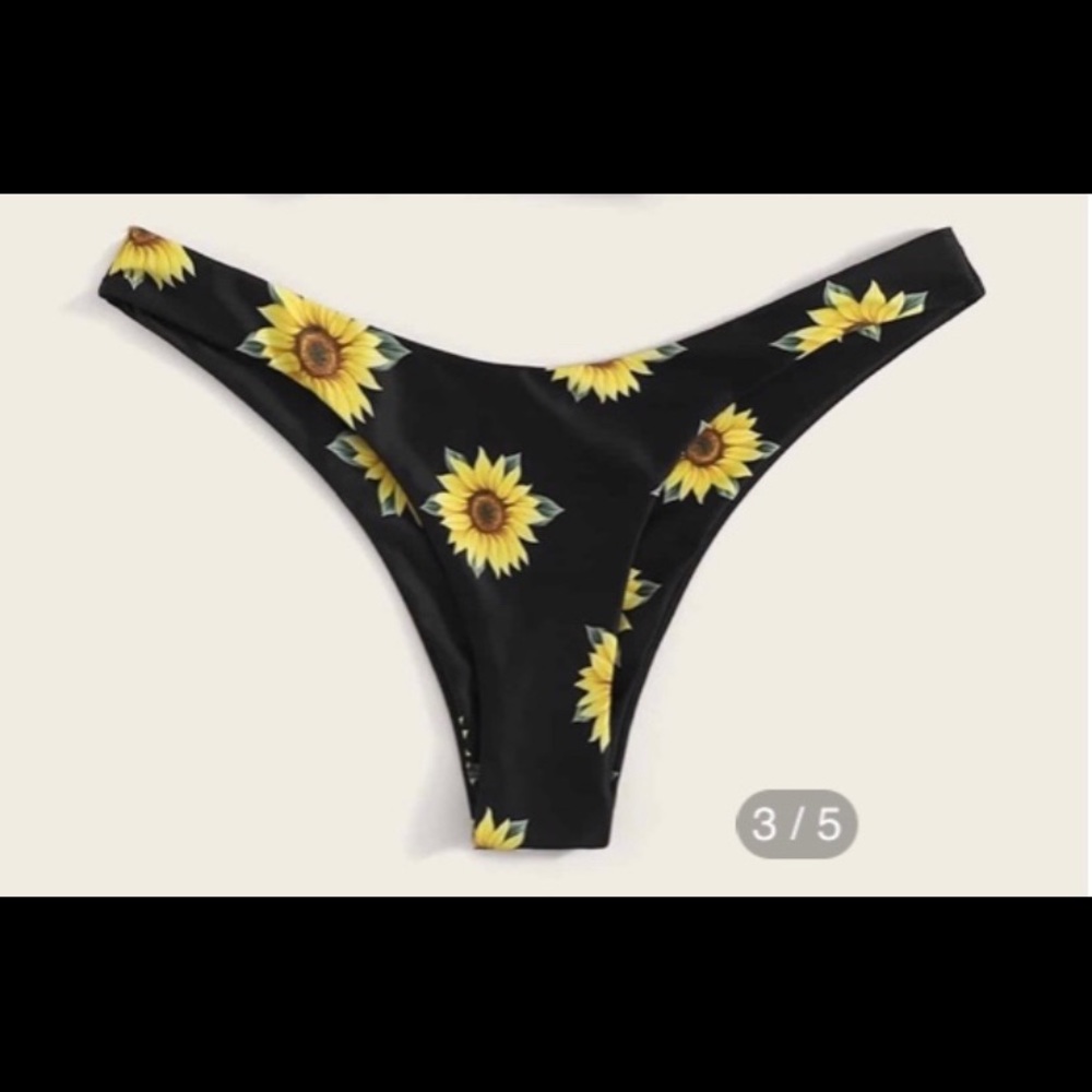 Sunflower bikini bottom